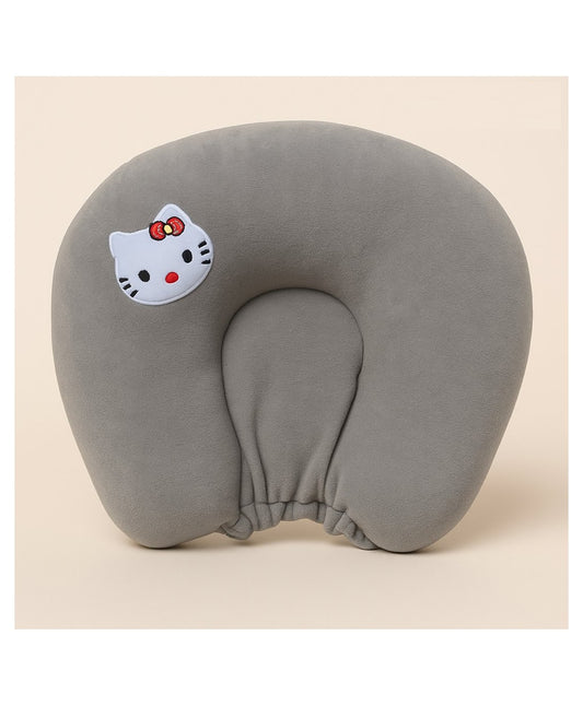 Mustard Seed Pillow for New Born Baby,Ideal for Round Head Shaping Seed Pillow for 0 to 12 Months Babies (Grey Seed Pillow)
